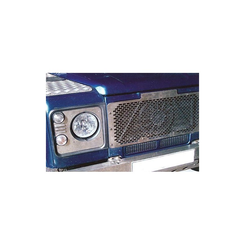 Grille de Calandre Finition INOX pour : Toutes Defender 90/110/130