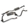 Ligne d'Echappement en Inox pour : Defender 90  2.5L TDi 200