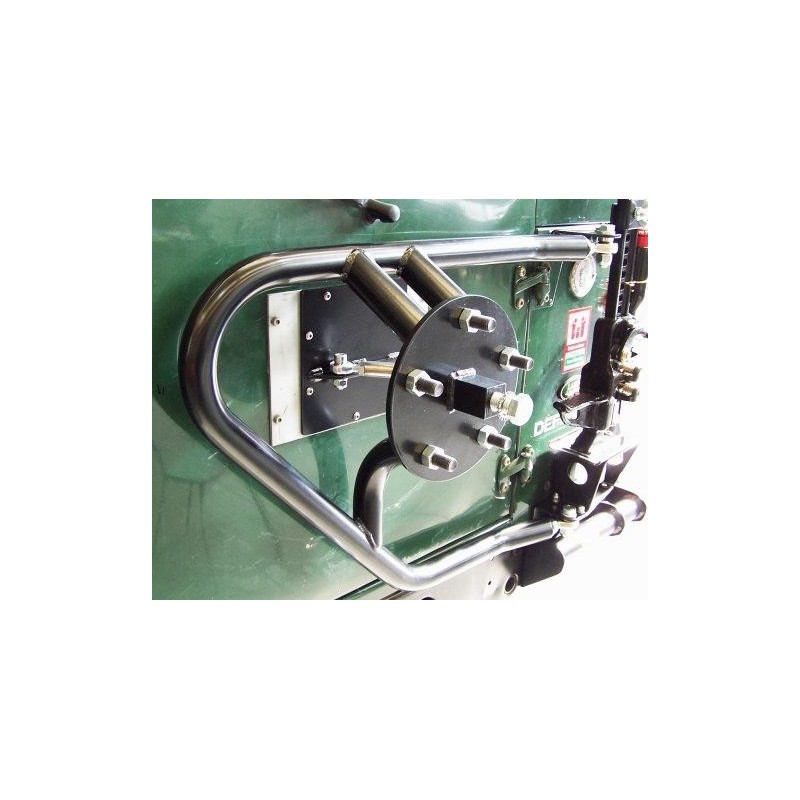 Porte roue arrière pivotant HD RAPTOR  pour Defender à partir de 2002