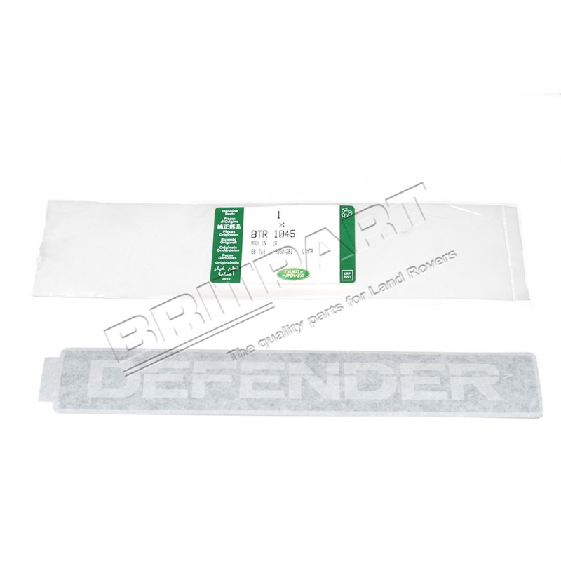 Logo de Capot " DEFENDER " pour : Toutes Defender 90/110/130