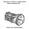 Boite de vitesse manuelle pour Discovery 3 ech/std