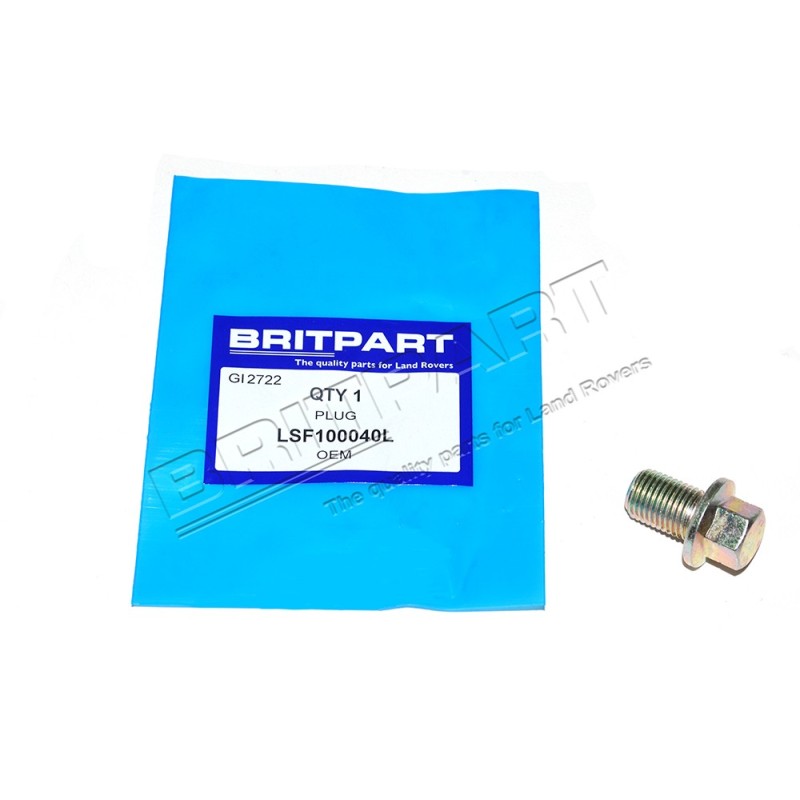 Bouchon de Vidange Moteur (clef de 15) pour : Defender 90/110/130 TDi 300