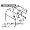 Arceau 8 points SAFETY DEVICE pour 110 TD5 double cabine pick-up
