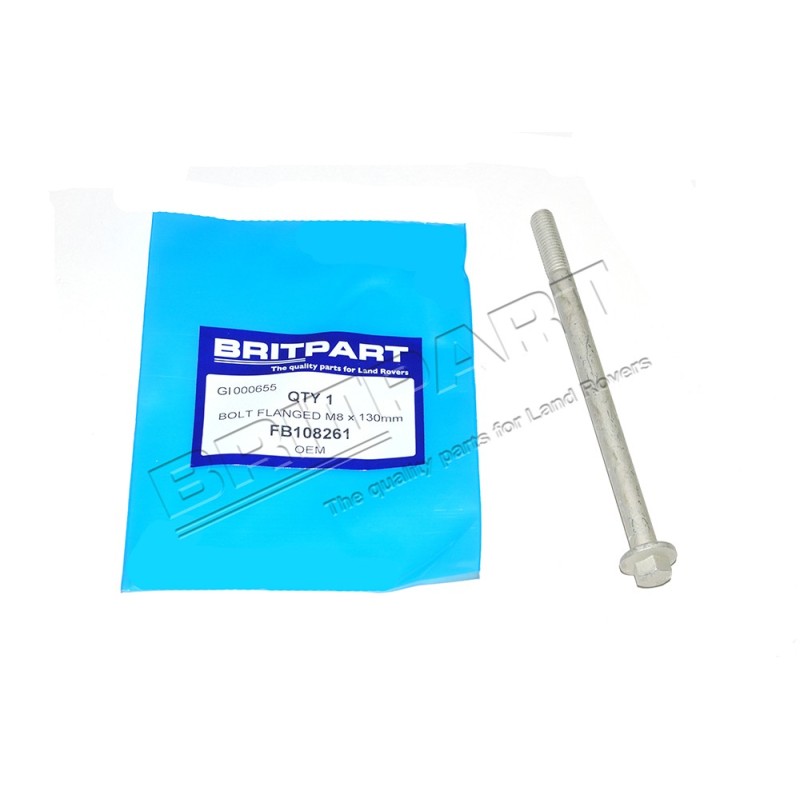 Vis M8 x 125 Tête à Bride