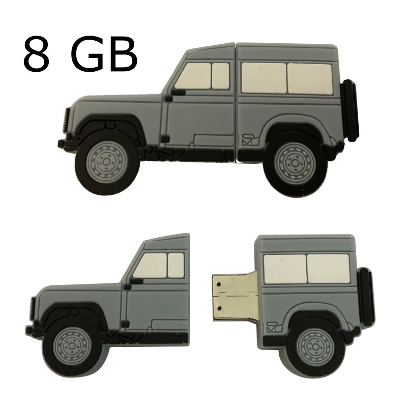 CLEf USB 8GB forme Defender 90 grise 