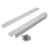 Seuil de Porte Avant en INOX Montage avec Supports de Ceinture