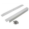 Seuil de Porte Avant en INOX Montage avec Supports de Ceinture