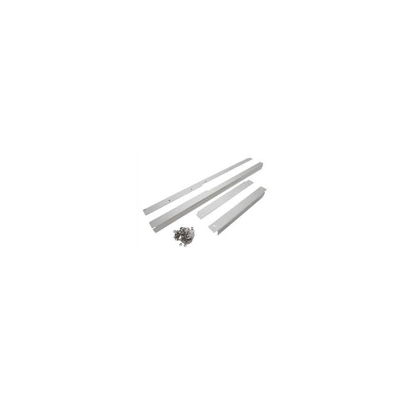 Seuil de Porte Avant en INOX Montage sans Supports de Ceinture