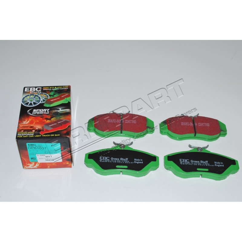 Plaquette de Frein Avant EBC GREEN STUFF pour : DISCOVERY 2 / RANGE P38