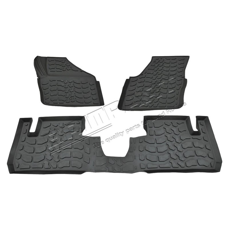 Tapis de Sol Avant / Arrière en Caoutchouc