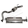 Échappement Central et Final en INOX pour : DEFENDER 90 TD4 2.2