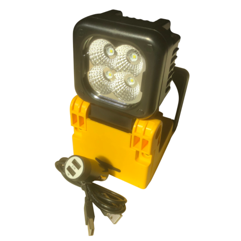 PHARE DE TRAVAIL LED 12W A  BATTERIE LITHIUM 