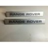 Logo d'Aile " RANGE ROVER " Rectangle couleur ALU