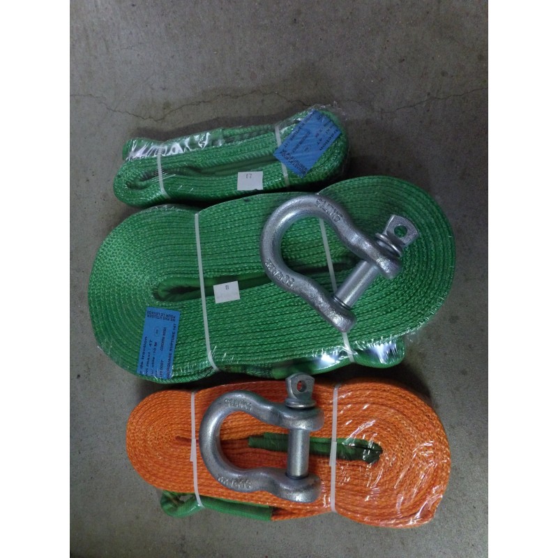 Kit Sangles x 3 et Manille 10 T x 2