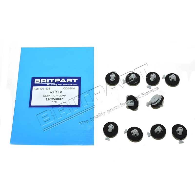 Clips Inférieur de la Garniture Latérale du Pare Brise