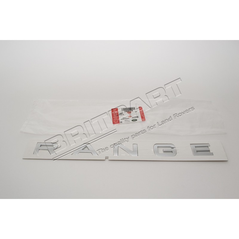 Monogamme " RANGE " du Hayon couleur ARGENT ATLAS Monté à partir de 2012