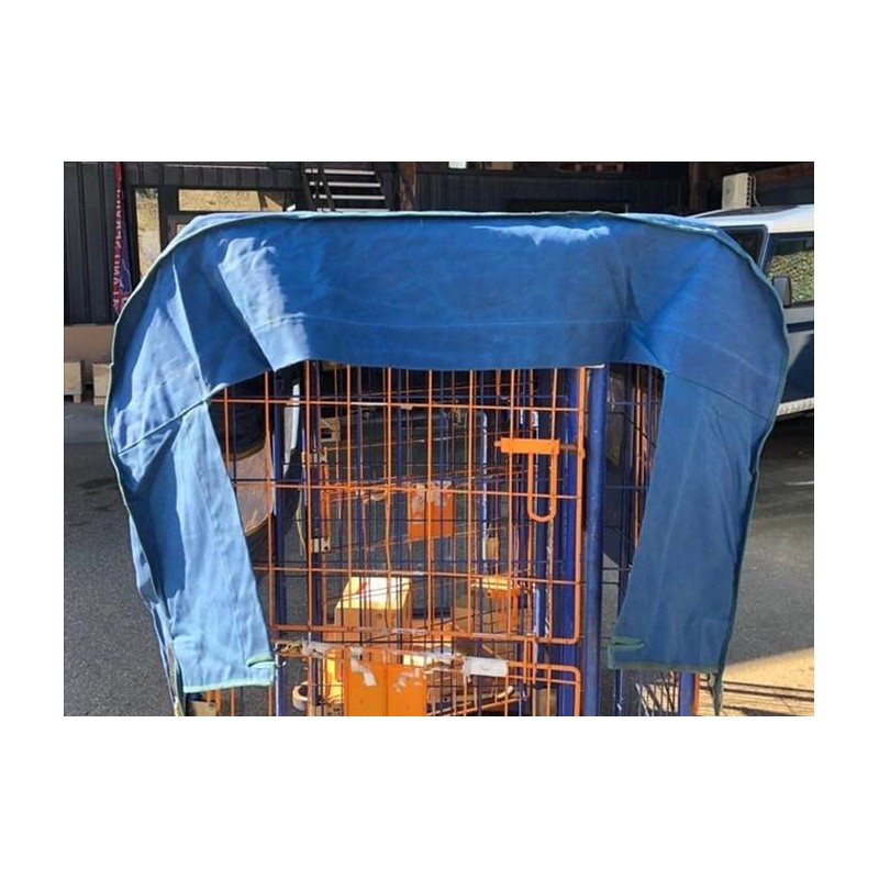 Bache BLEU avec Vitres pour : LAND 109 PICK UP