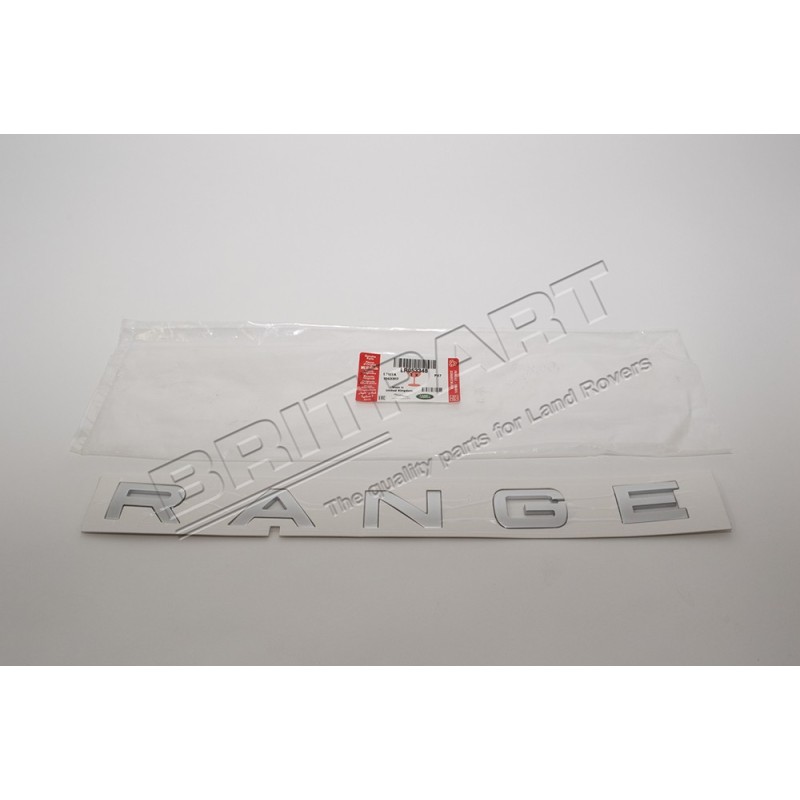 Monogramme " RANGE " couleur GRIS ATLAS du Hayon Arrière