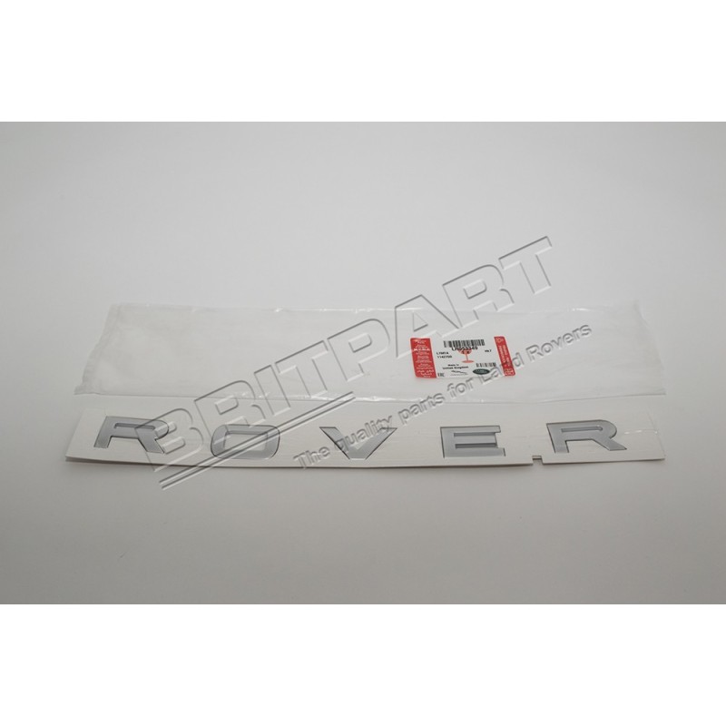 Monogramme " ROVER " couleur GRIS ATLAS du Hayon Arrière