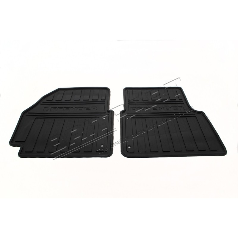 Tapis de Sol Avant Caoutchouc GENUINE pour : Defender  90/110/130  2.2L TD4 à partir de 2012