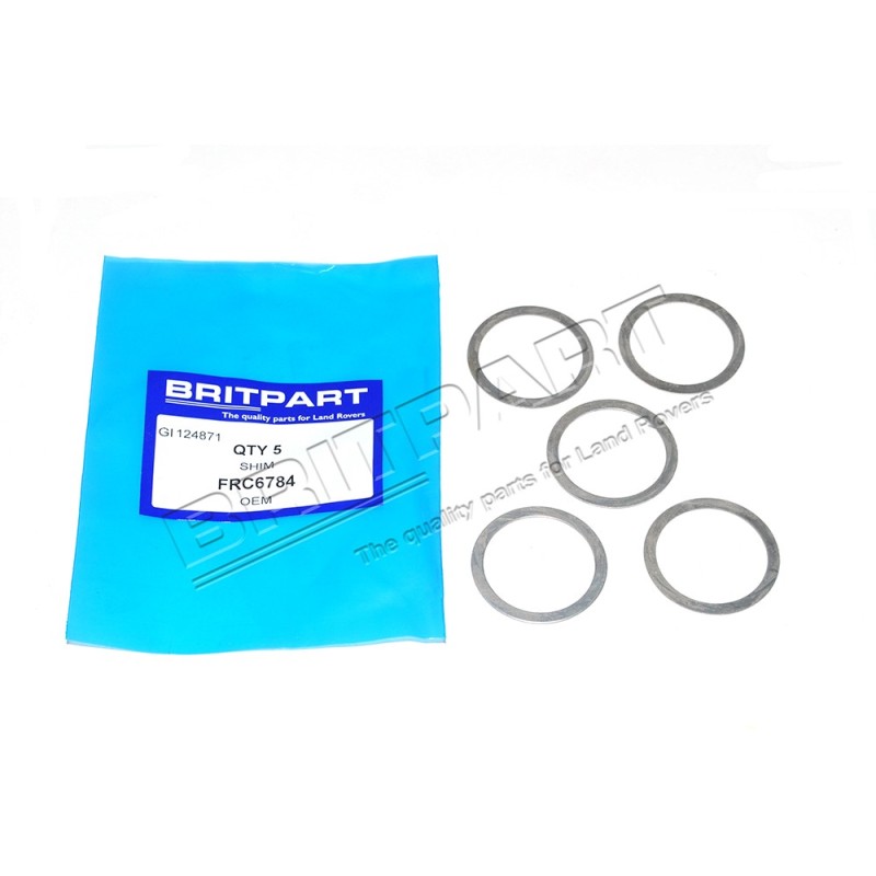 Cale 0.75mm de Réglage de la Main Meneuse Avant