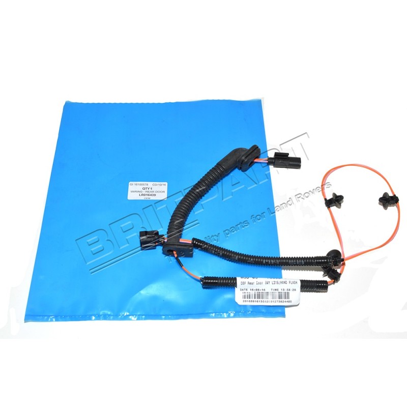 Faisceau Électrique des Porte Arrière Latérale Droite ou Gauche Monté à partir de 2002