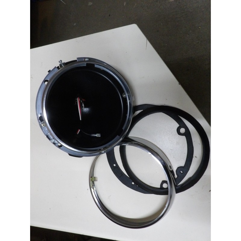 Kit Cuvette Métal et Cerclage de Phare Chromé