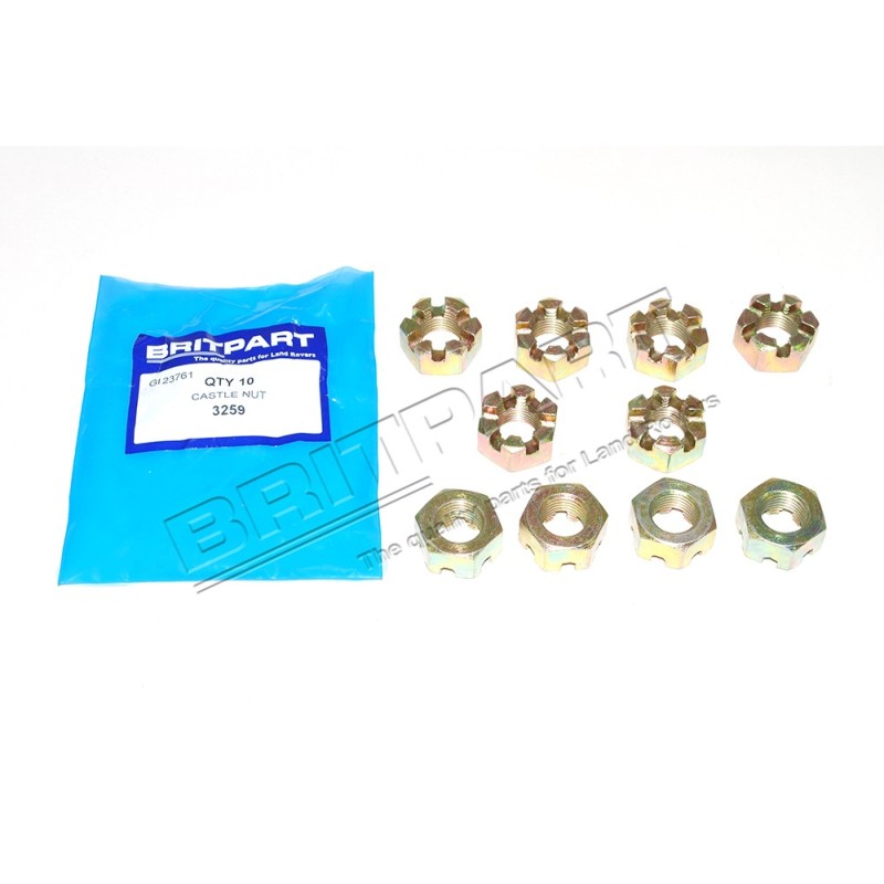 Écrou Crénelé de la Tulipe Avant ou Arrière