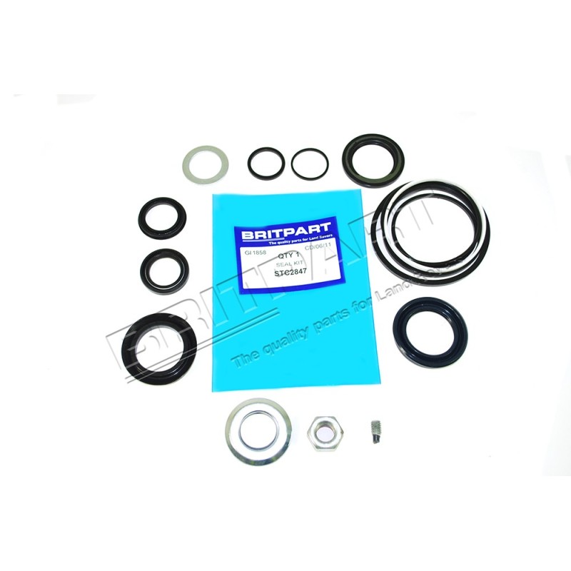 Kit Joints Réparation BRITPART du Couvercle et Bas du Boitier de Direction Assistée 4 vis 