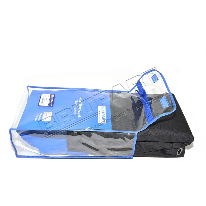 Housse Imperméable NOIRE de Protection des Siège Avant pour : DISCOVERY 2