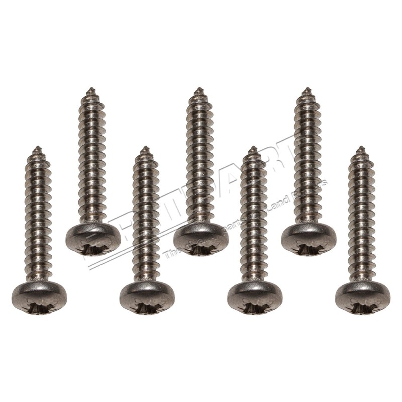 Kit Vis INOX des Grilles de Dessus d'Aile Avant pour : DEFENDER 90/110/130