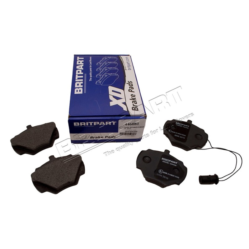 Plaquette BRITPART des Freins Arrière avec Témoin d'Usure (Voir Description)