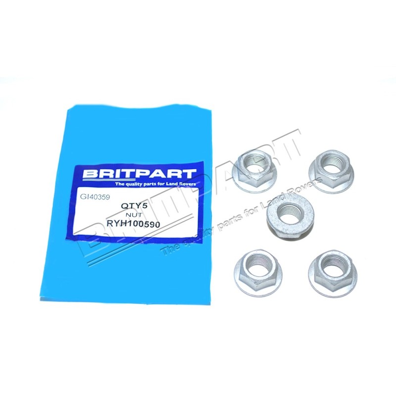 Ecrou M12 d'Axe de Tirant Arrière 