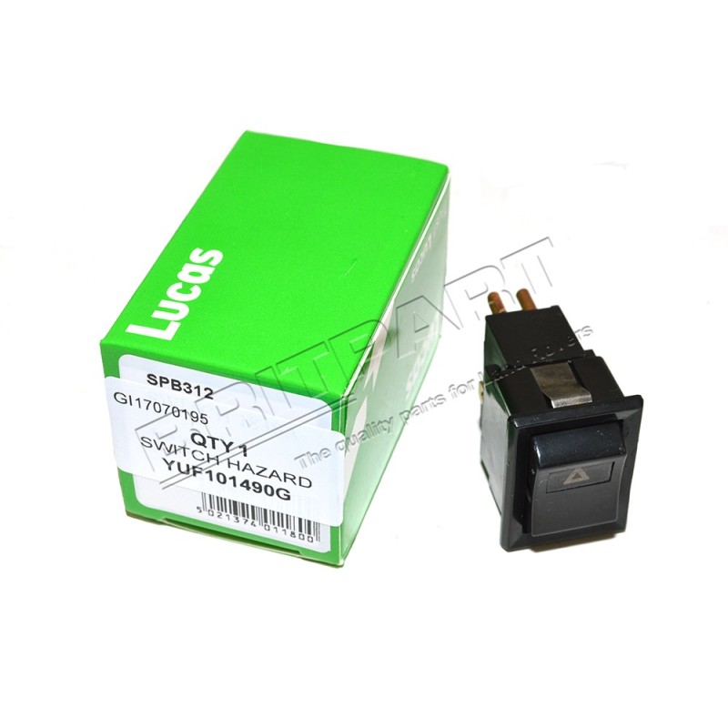 Interrupteur de WARNING LUCAS Monté jusqu'en 2002