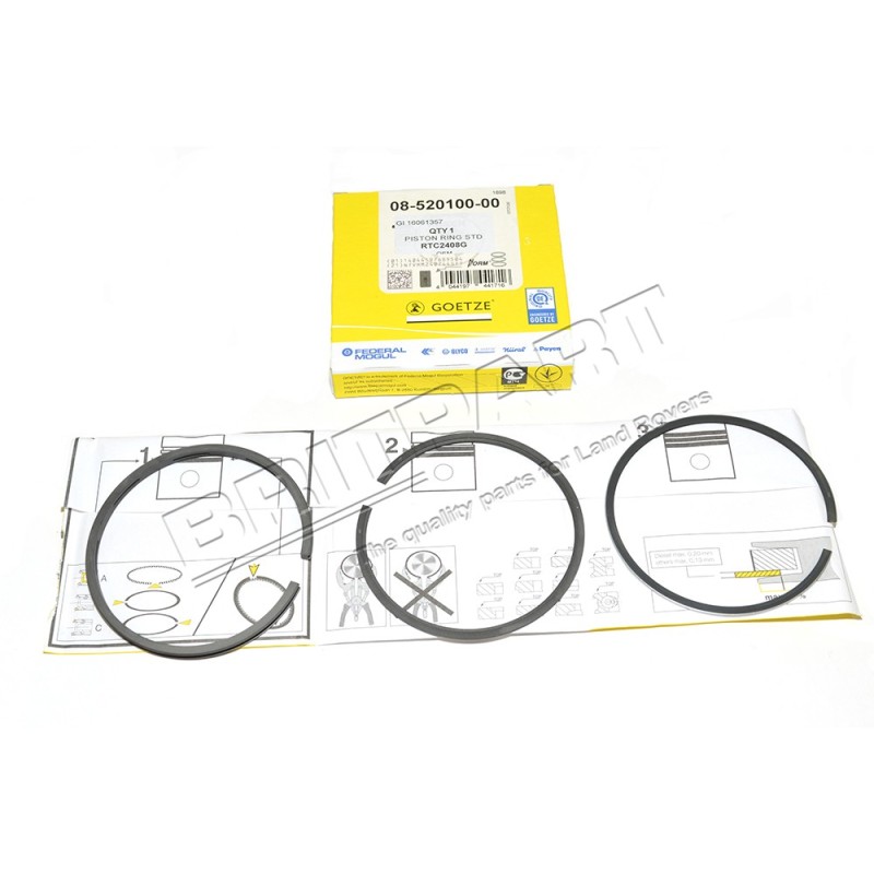 Jeu de Segment GOETZE en côte Standard