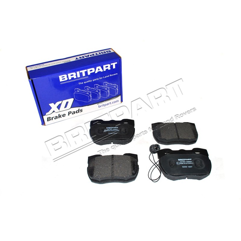 Plaquettes BRITPART des Freins Avant Monté à partir de 1990 avec Disque Ventilé