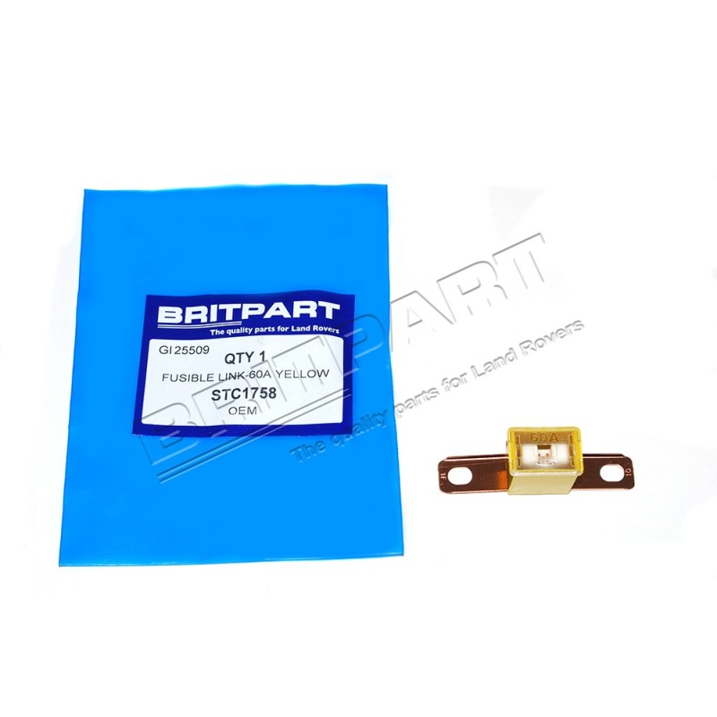 Fusible Lame 60A JAUNE Monté jusqu'en 2011