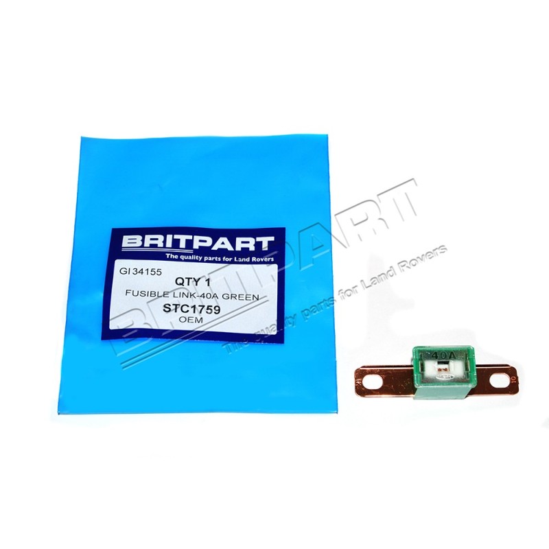 Fusible Lame 40A VERT Monté jusqu'en 2011