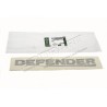 Monogramme " DEFENDER " Arrière couleur BRUNEL/GRAPHITE