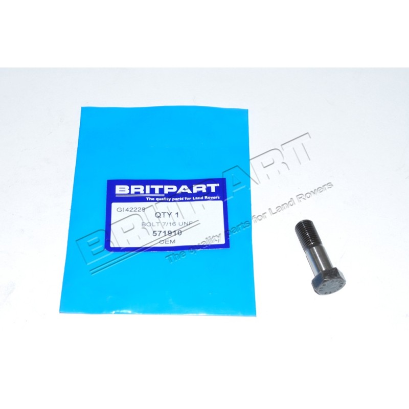 Vis 7/16 UNF x 1 1/2 du Support d'Étrier Avant