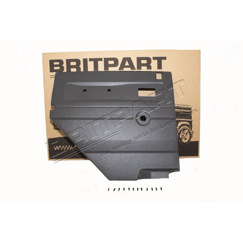 Garniture de la Porte Arrière Gauche Grise Vitre Manuel 