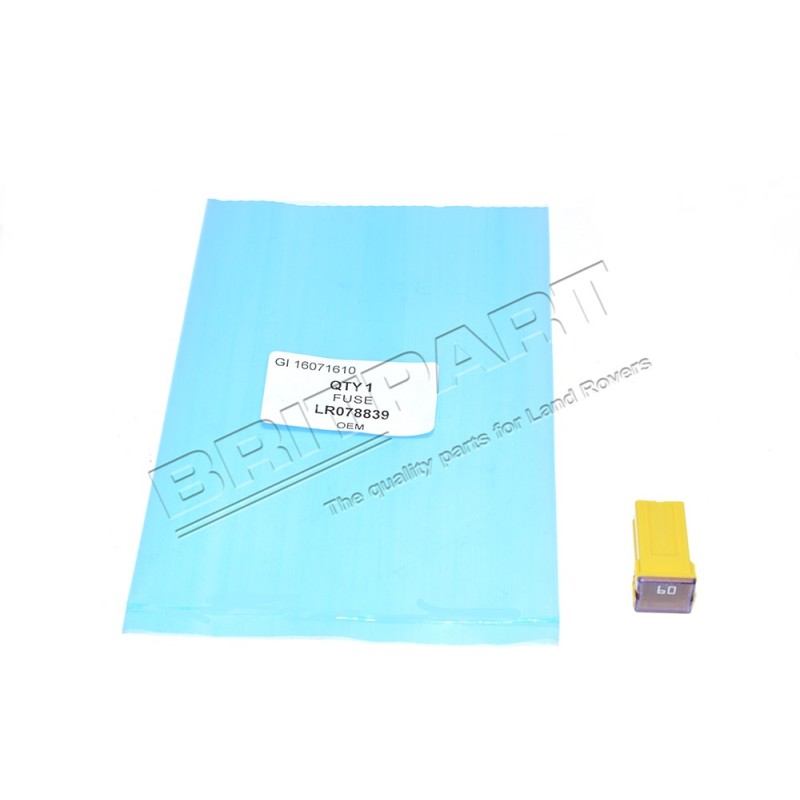 Fusible 60A Rectangle dans le Compartiment Moteur
