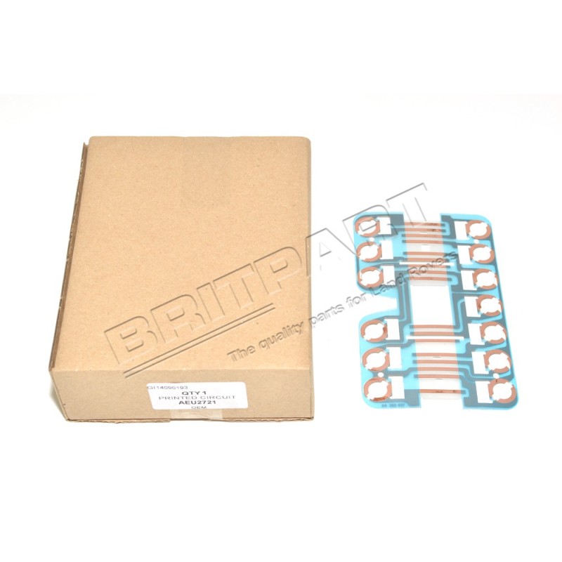 FINI-NLA-RETIRÉ DU SERVICE // Circuit Imprimé du Module des Témoins d'Alerte du Tableau de Bord Monté de 1993 à 1995