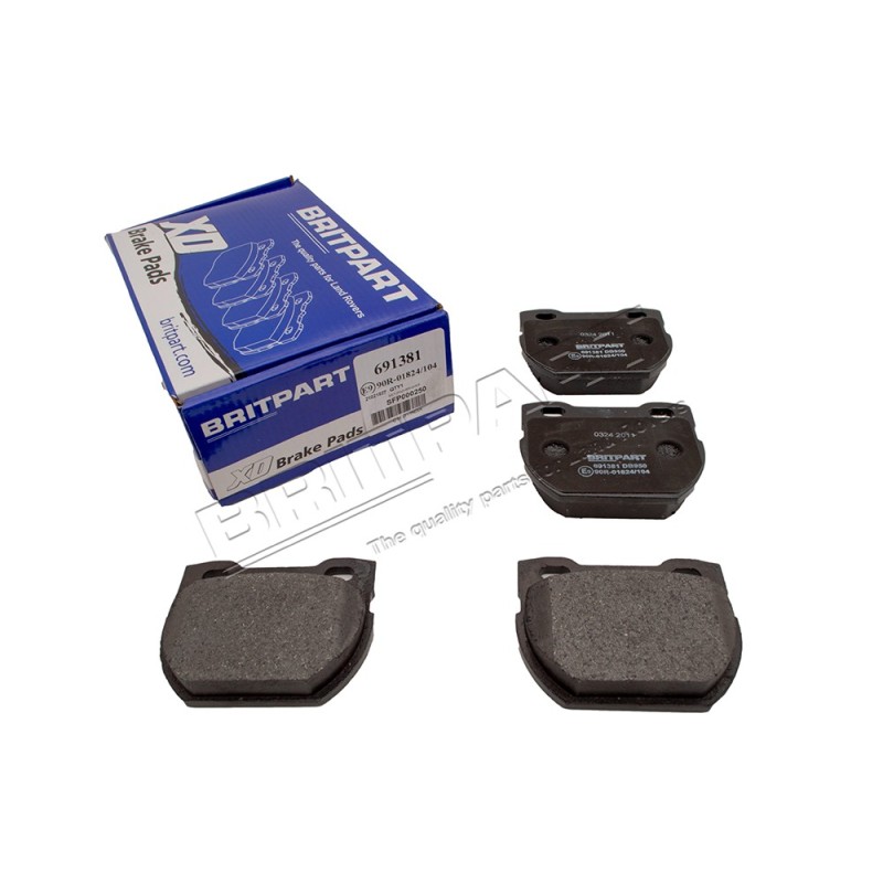 Plaquette de Frein Arrière BRITPART Monté à partir de 2002