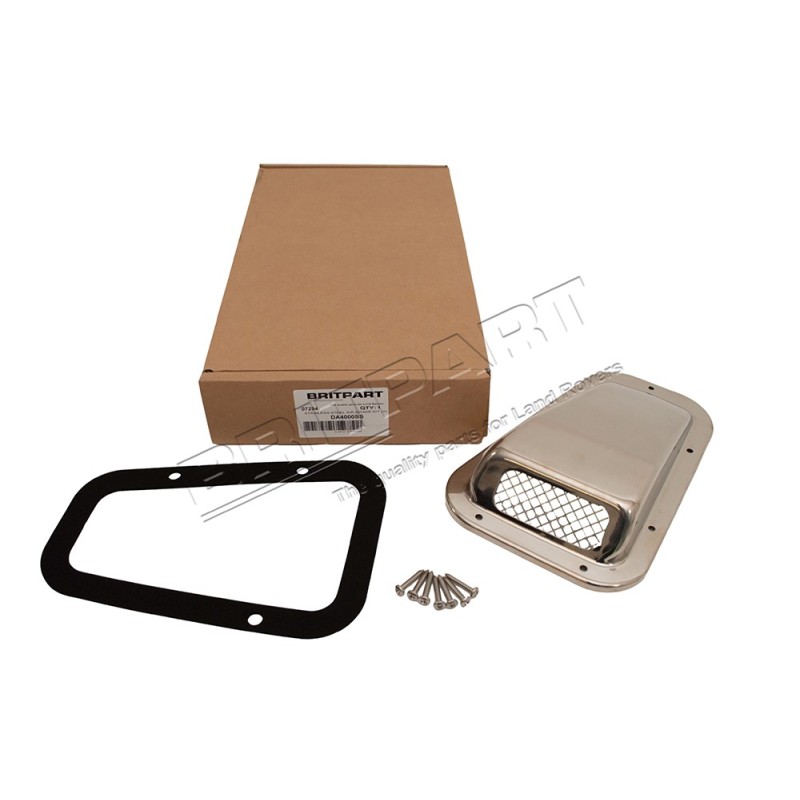 Grille CHROMÉ du Dessus d'Aile Avant Gauche pour : DEFENDER 90/110/130