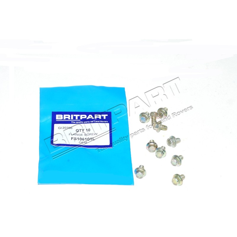 Vis à Bride M6 x 10mm