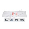 Lettre Autocollante " LAND " sur le Capot