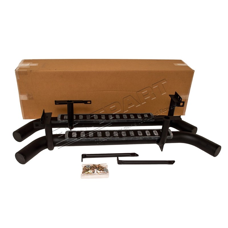 Marche Pied Fire & Ice Style dessus NOIR pour DEFENDER 90