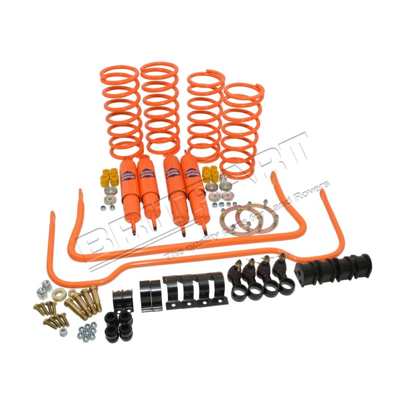 Kit Rabaissement des Suspensions -25mm pour : DEFENDER 90 / DISCOVERY 1 / RANGE CLASSIC