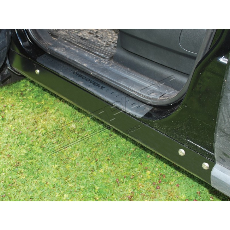 ROCK SLIDERS couleur NOIR Ép : 6mm pour : DISCOVERY 3 - 4